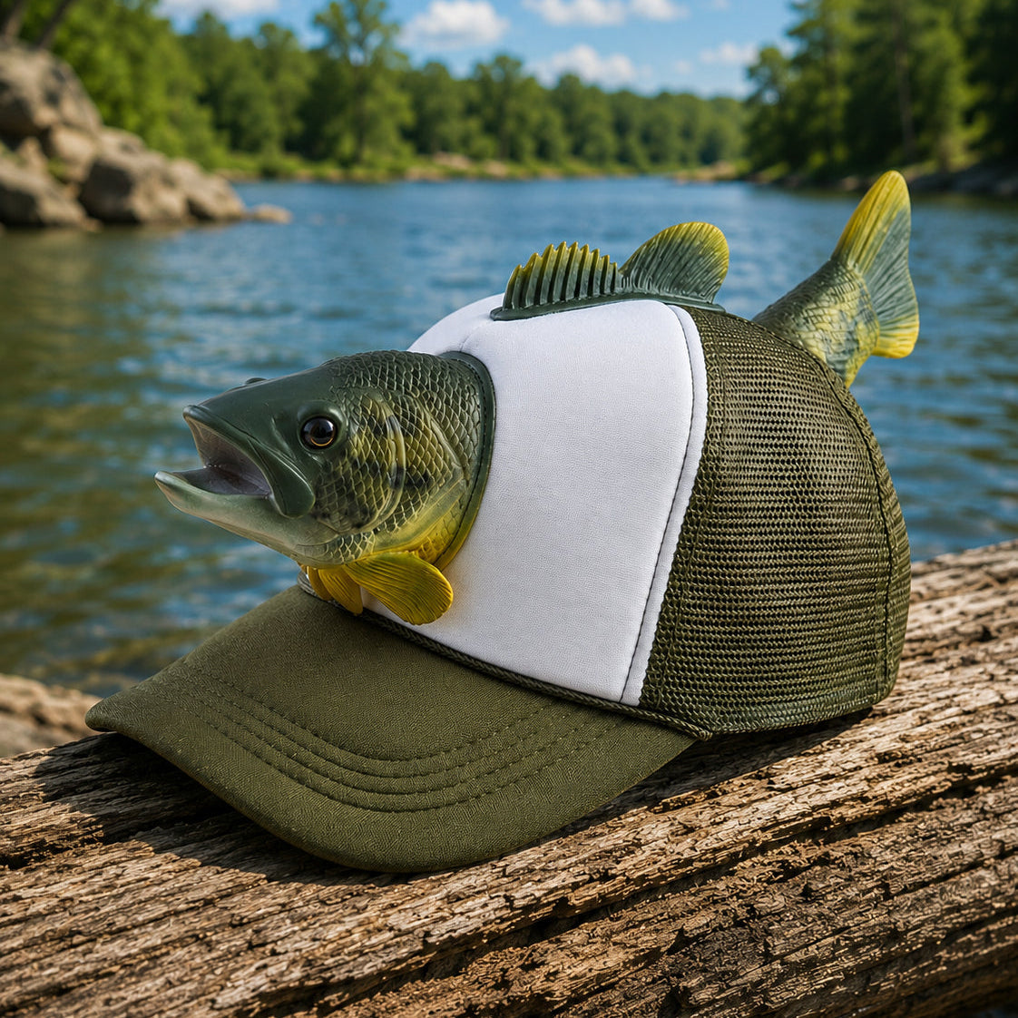 Fishing enthusiasts' exclusive fishing hat