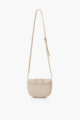 Cement Beige Leather Mini Hana Bag