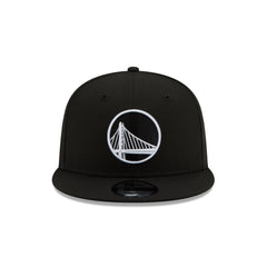 Golden State Warriors Basic Black & White 9FIFTY Snapback Hat