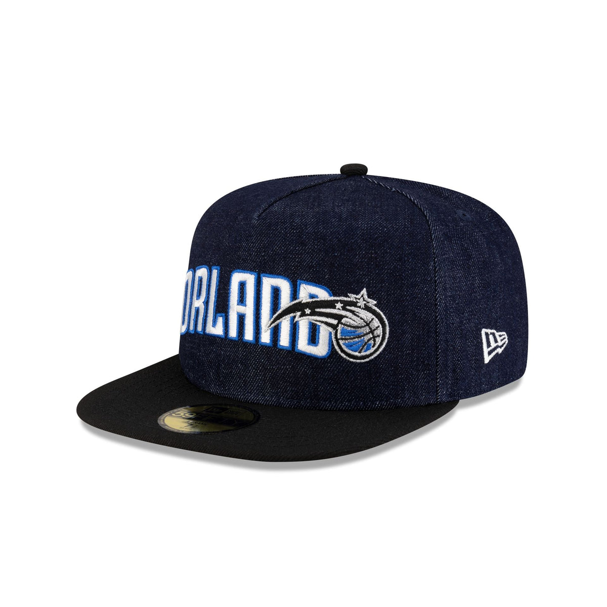 Orlando Magic Navy Denim 59FIFTY A-Frame Fitted Hat