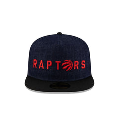 Toronto Raptors Navy Denim 59FIFTY A-Frame Fitted Hat