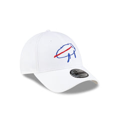 Buffalo Bills Billustration White 9FORTY Adjustable Hat