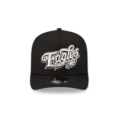 Born x Raised x Philadelphia Eagles Script Black 9FIFTY A-Frame Snapback Hat