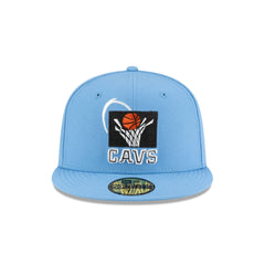 Cleveland Cavaliers 1994-2003 Hardwood Classics Radiant Blue 59FIFTY Fitted Hat
