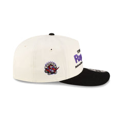 Toronto Raptors 1995-2008 Hardwood Classics Sign Stack Chrome White 19TWENTY Adjustable Hat