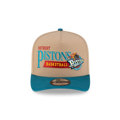 Detroit Pistons 1996-2001 Hardwood Classics Liner Camel 9FIFTY A-Frame Snapback Hat