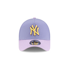 New York Yankees Lavender Pink 9FORTY A-Frame Snapback Hat