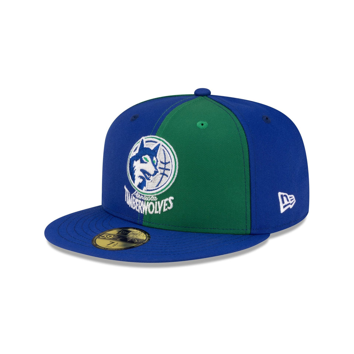 Minnesota Timberwolves Hardwood Classics 80s Pinwheel 59FIFTY Fitted Hat