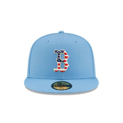 Boston Red Sox Red. White & Blue 59FIFTY Fitted Hat
