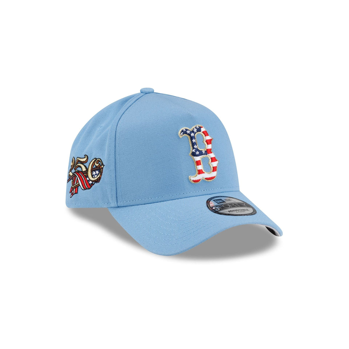 Boston Red Sox Red. White & Blue 9FORTY A-Frame Snapback Hat