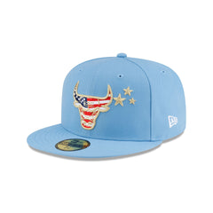 Chicago Bulls Red. White & Blue 59FIFTY Fitted Hat