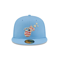 Miami Heat Red. White & Blue 59FIFTY Fitted Hat