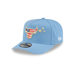 Chicago Bulls Red. White & Blue 9FIFTY A-Frame Snapback Hat