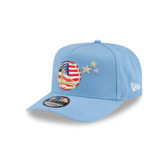 Golden State Warriors Red. White & Blue 9FIFTY A-Frame Snapback Hat