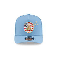 Boston Celtics Red. White & Blue 9FIFTY A-Frame Snapback Hat