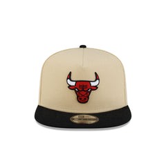 Chicago Bulls Hardwood Classics 2000s Gold 9FIFTY A-Frame Snapback Hat