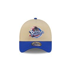 Detroit Pistons Hardwood Classics 2000s Gold 9FORTY A-Frame Snapback Hat