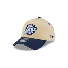 Utah Jazz Hardwood Classics 2000s Gold 9FORTY A-Frame Snapback Hat