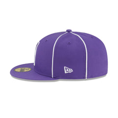 Toronto Raptors Hardwood Classics 2000s Piping 59FIFTY Fitted Hat