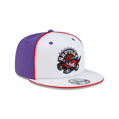 Toronto Raptors Hardwood Classics 2000s Optic White Flip 9FIFTY Snapback Hat