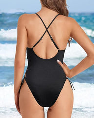Cross Strap Swimsuit Bikini