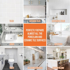 Tile repair paste（A tool kit and six colors of paint paste are included for free.）