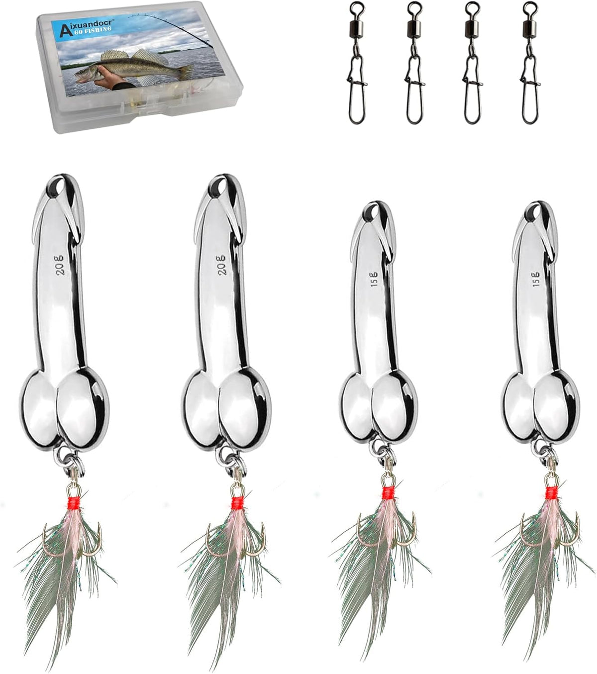 4pcs Fishing Bait Gag Gifts