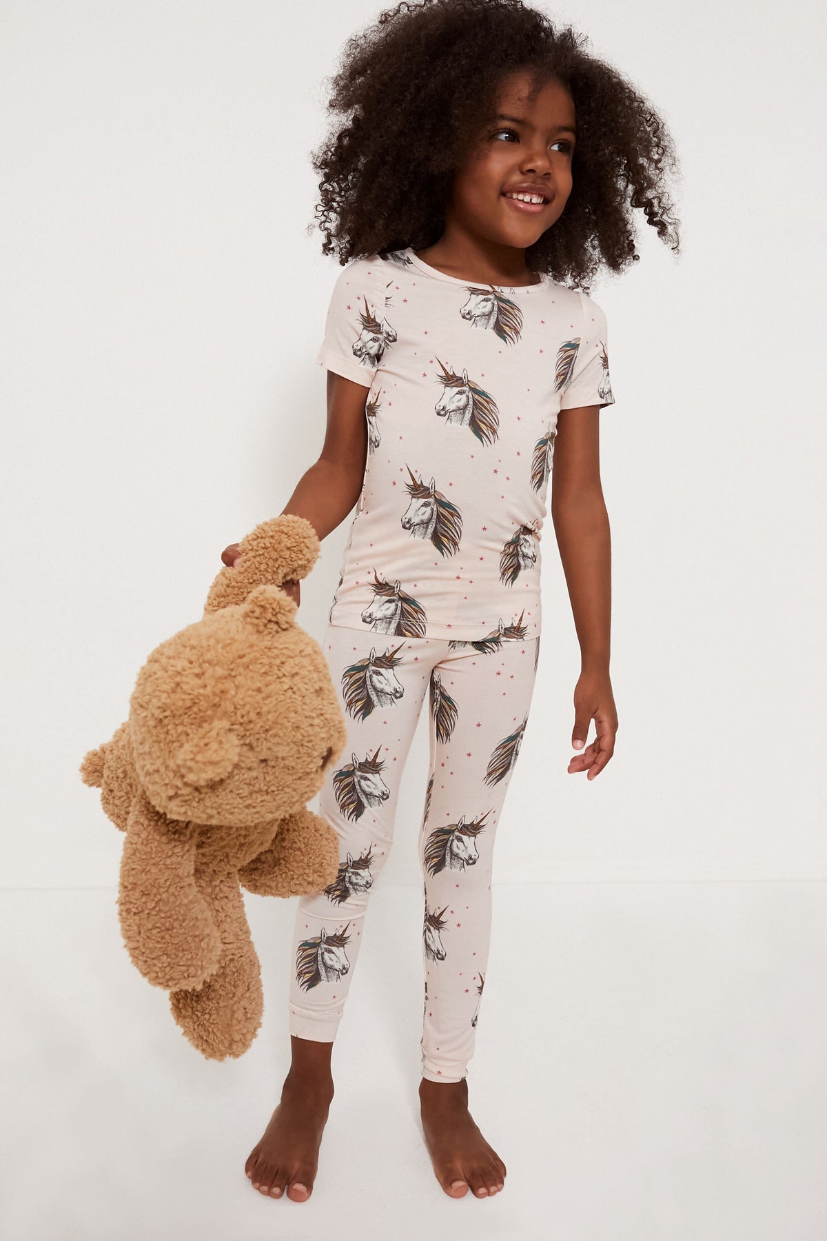 Pink Unicorns Bamboo PJ Set