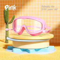 Last day promotionHD children's large frame waterproof and anti-fog swimming goggles