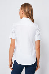 White Short Sleeve Essentials Shirt