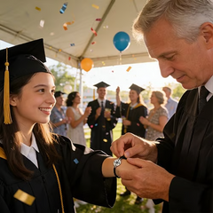Graduation Commemorative Bracelet （Includes Doctoral Cap Box）