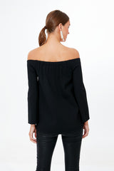 Black Miranda Off The Shoulder Blouse
