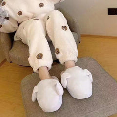 Ear-moving warm slippers
