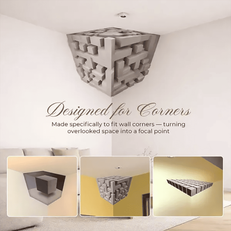 Wall art that reshapes reality