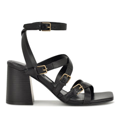 Karrly Ankle Strap Heeled Sandals
