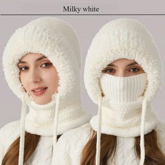 3 in 1 Beanie Hat For Women
