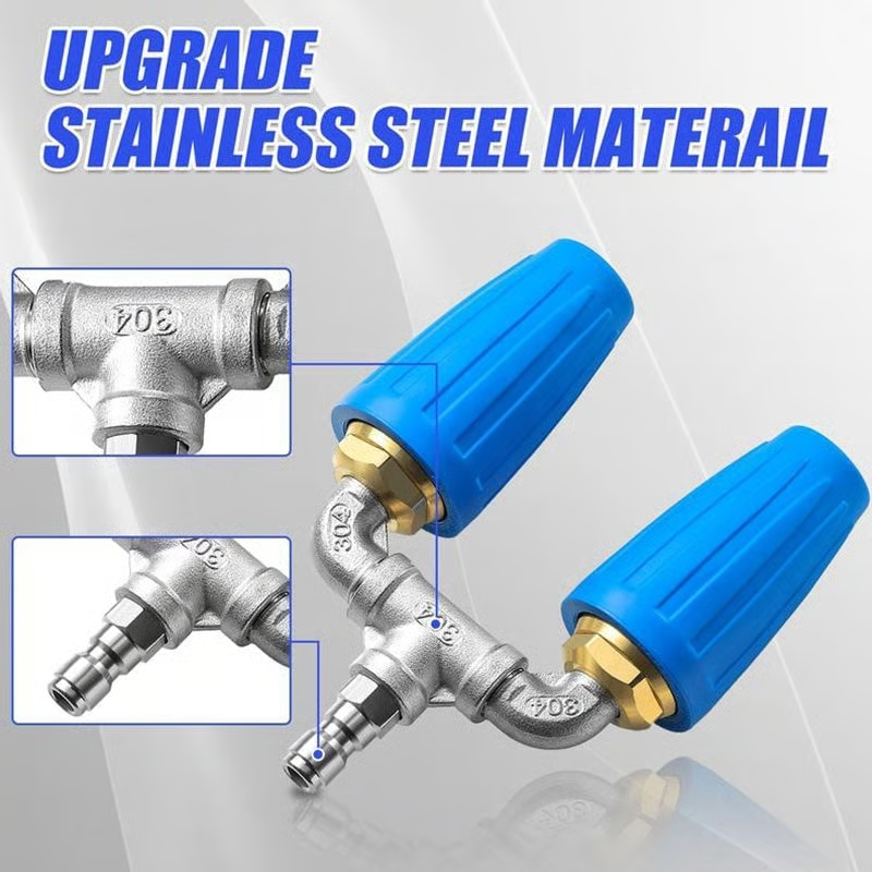Dual-Turbo Nozzle for High-Pressure Washers