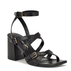 Karrly Ankle Strap Heeled Sandals