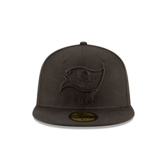 Tampa Bay Buccaneers Black On Black 59FIFTY Fitted Hat