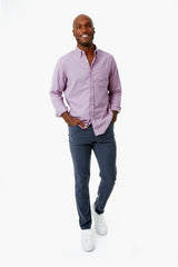 Navy Stretch Terry 5 Pocket