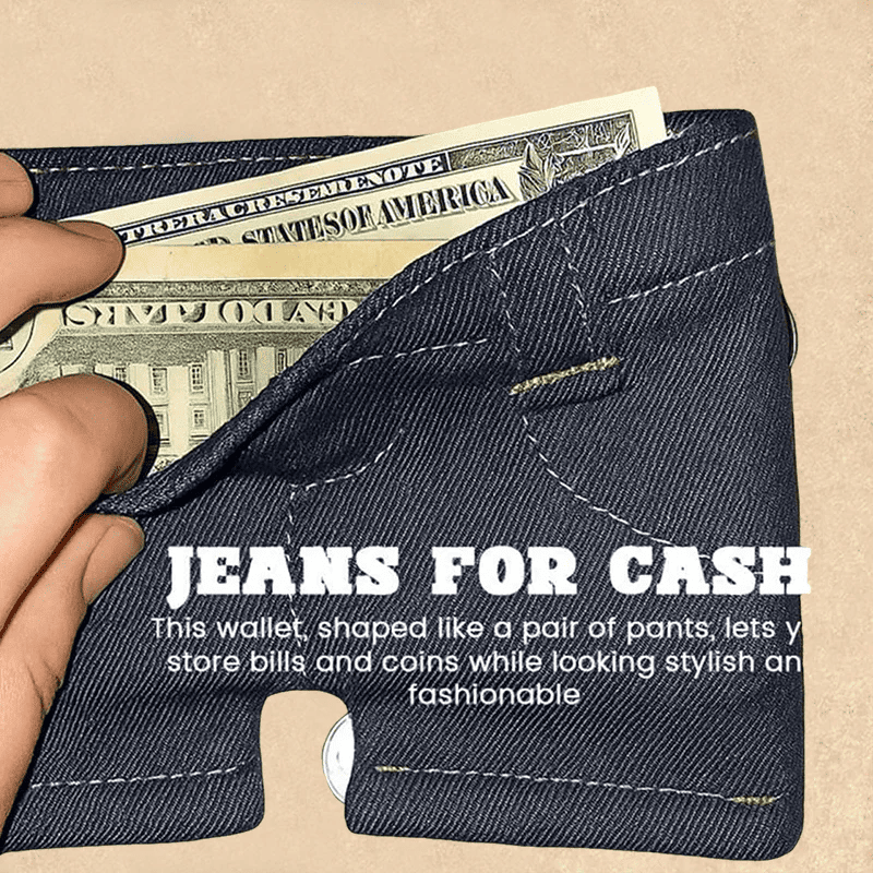 Denim Shorts Wallet