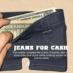 Denim Shorts Wallet