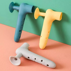 Anti-bump thickened silicone simple door handle