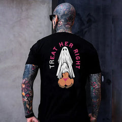 Trendy Men's Crew Neck Short-Sleeve T-Shirt