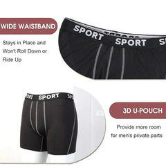 Men's Letter Appliqué Boxer Briefs