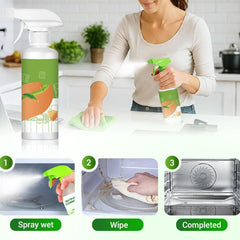 Electrolytic ion kitchen cleaning spray