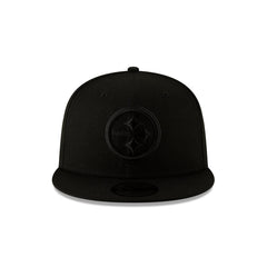 Pittsburgh Steelers Black On Black 9FIFTY Snapback Hat