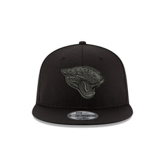 Jacksonville Jaguars Black On Black 9FIFTY Snapback Hat