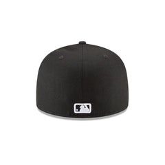 Chicago White Sox Black and White Basic 59FIFTY Fitted Hat