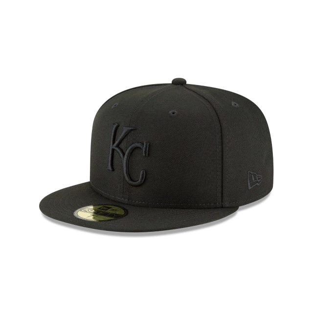 Kansas City Royals Blackout Basic 59FIFTY Fitted Hat